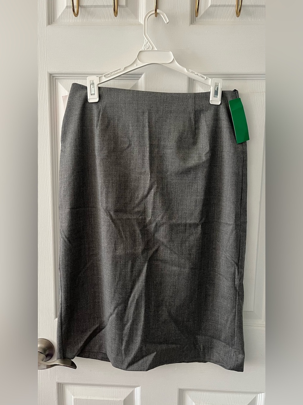 United Colors Of Benetton Gray Pencil Skirt